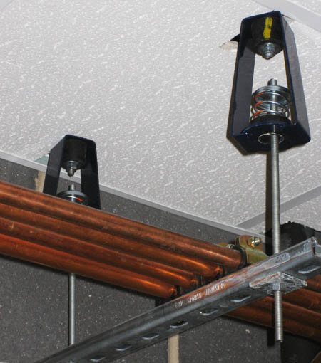 Suspended Ceiling Spring Hanger Installation