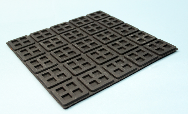 Mason UK Ltd - Sheet of Mini Super W Pads - LDS Rubber